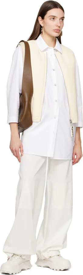 Jil Sander White Orb Sneakers - Image 5