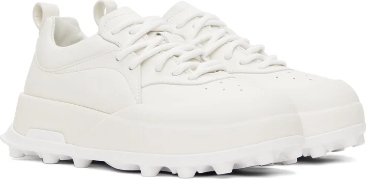 Jil Sander White Orb Sneakers - Image 4