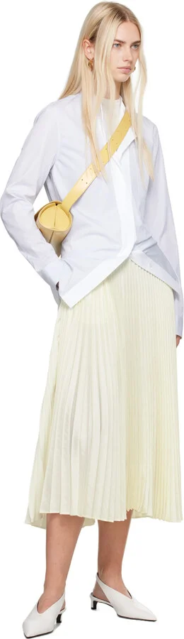 Jil Sander White Slingback Heels - Image 5