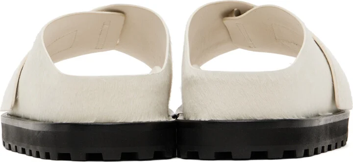 Jil Sander White Slip On Slides - Image 2