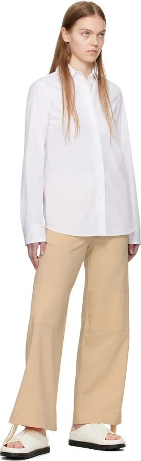 Jil Sander White Slip On Slides - Image 5