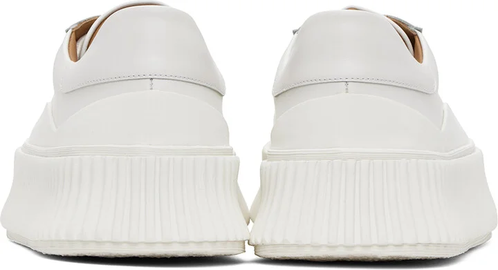Jil Sander White Vulcanized Sneakers - Image 2