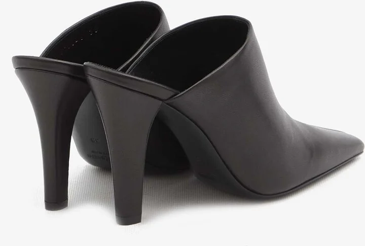 Jill 95 Smooth Leather Mules - Image 2