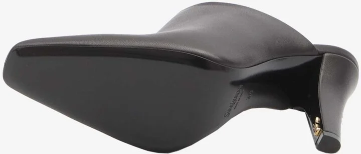 Jill 95 Smooth Leather Mules - Image 3