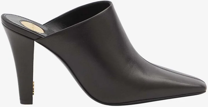 Jill 95 Smooth Leather Mules