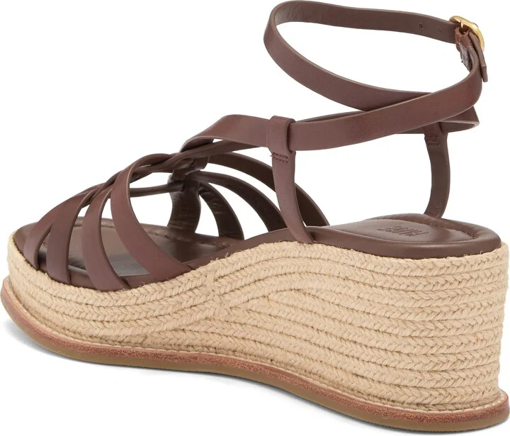Jill Ankle Strap Espadrille Platform Wedge Sandal - Image 2