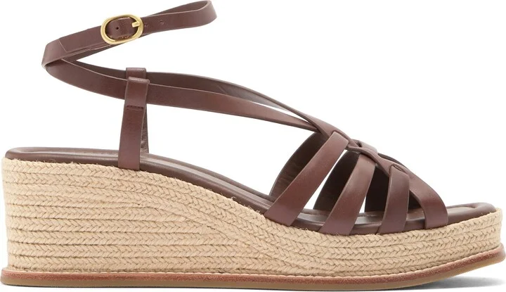 Jill Ankle Strap Espadrille Platform Wedge Sandal - Image 3