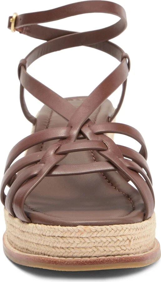Jill Ankle Strap Espadrille Platform Wedge Sandal - Image 4