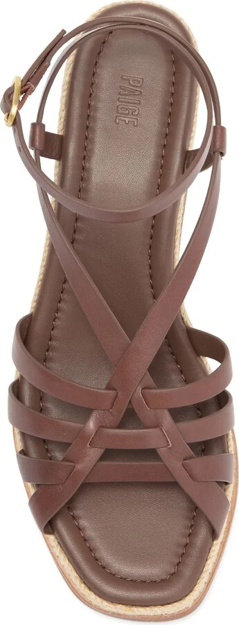 Jill Ankle Strap Espadrille Platform Wedge Sandal - Image 5