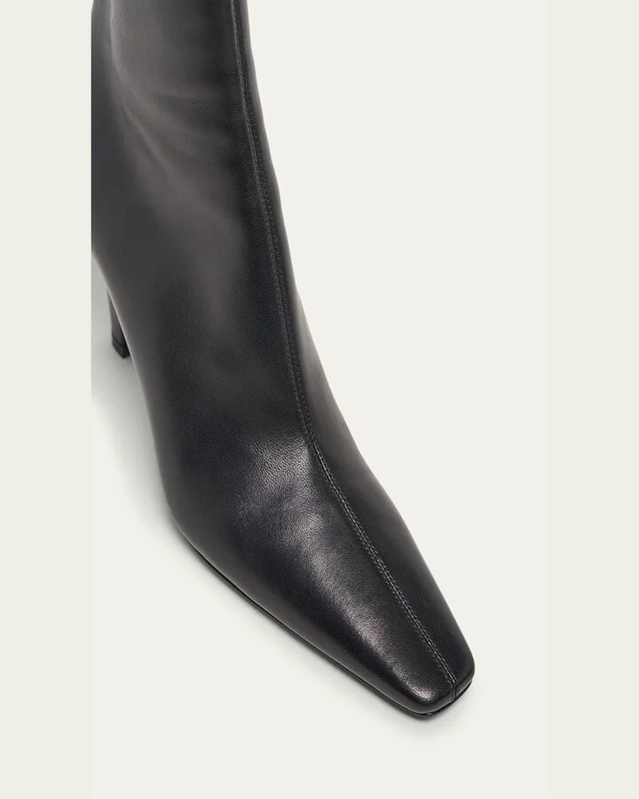 Jill Calfskin Ankle Booties - Image 2