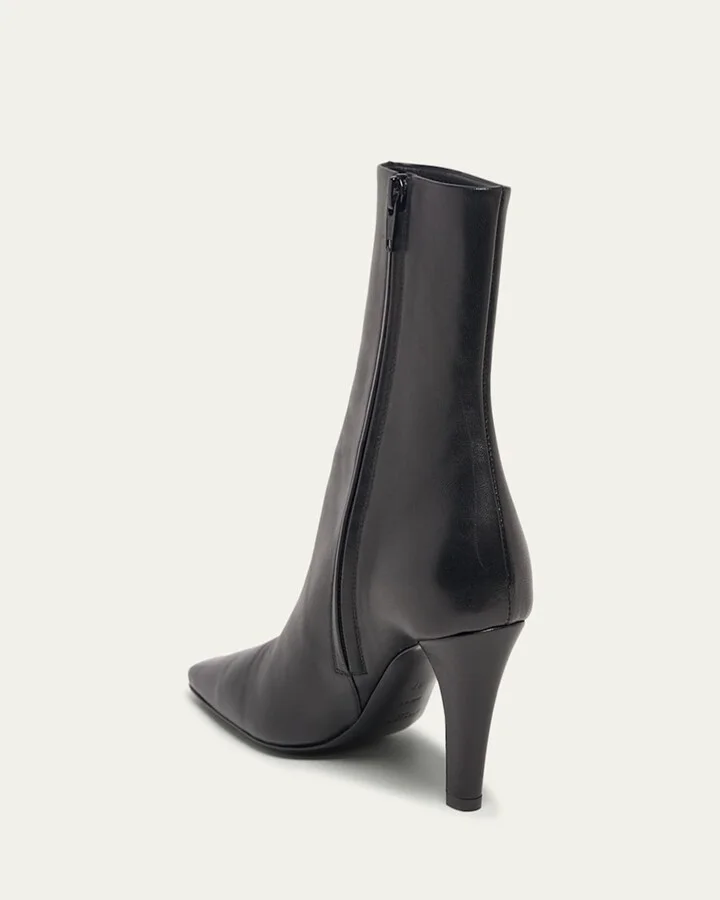 Jill Calfskin Ankle Booties - Image 5