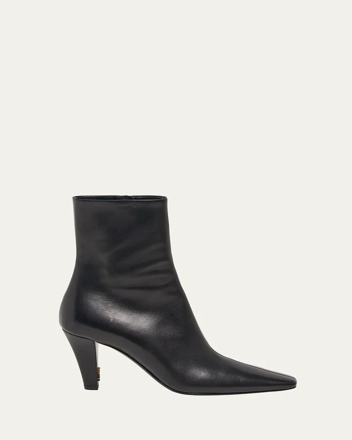 Jill Calfskin Ankle Booties