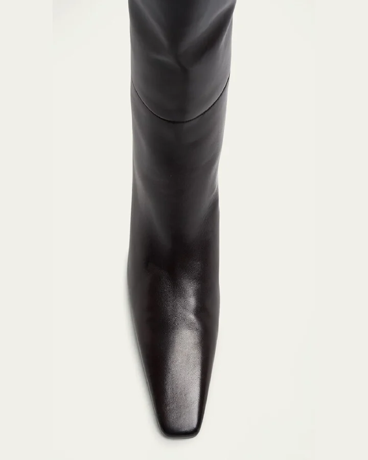 Jill Calfskin Knee Boots - Image 5