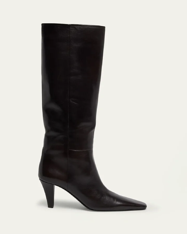 Jill Calfskin Knee Boots