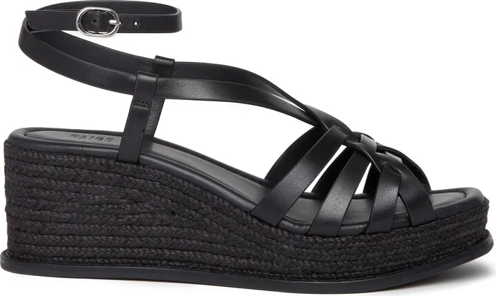 Jill Espadrille Ankle Strap Platform Wedge Sandal - Image 3