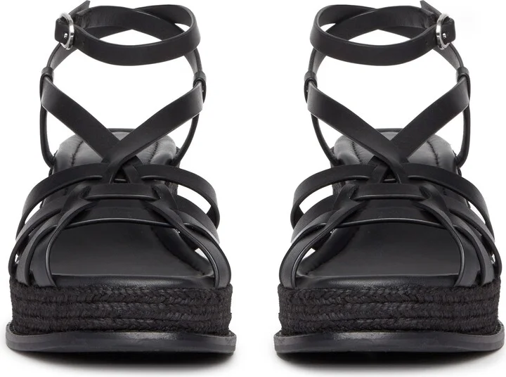 Jill Espadrille Ankle Strap Platform Wedge Sandal - Image 4