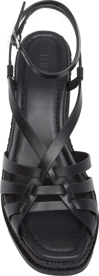 Jill Espadrille Ankle Strap Platform Wedge Sandal - Image 5