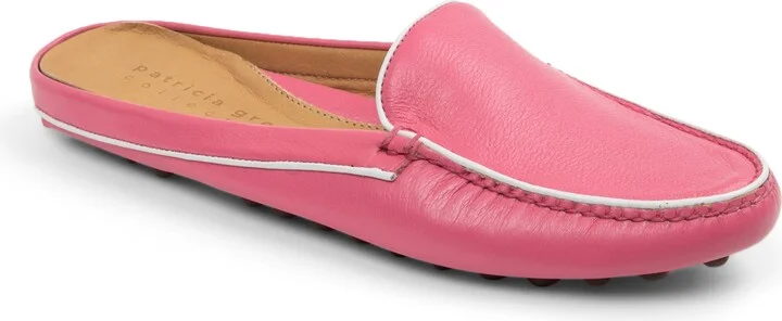 Hot Pink/ White Leather