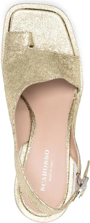 Jill slingback 65mm leather sandals - Image 4