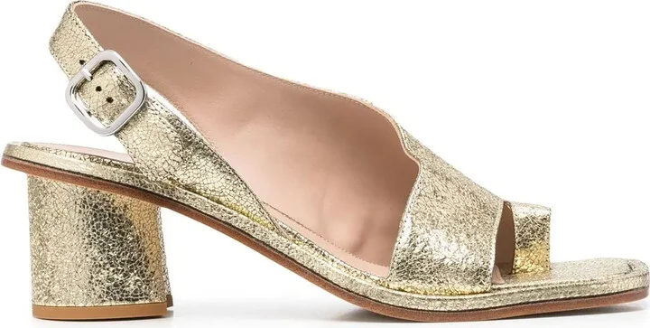 Jill slingback 65mm leather sandals