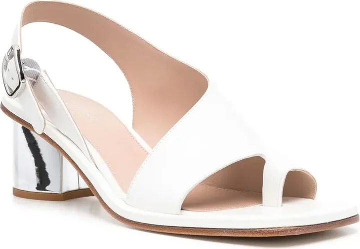 Jill slingback leather sandals - Image 2