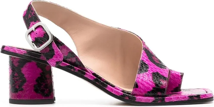 Jill snakeskin-effect sandals