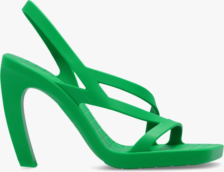 ‘Jimbo’ Heeled Sandals, , - Green