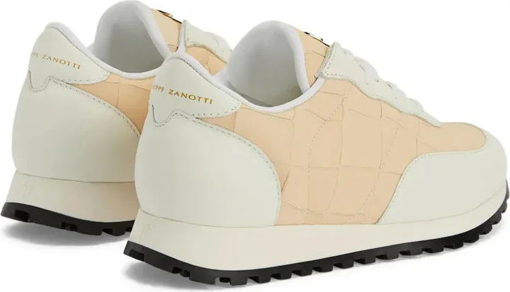Jimi crocodile-effect leather sneakers - Image 3