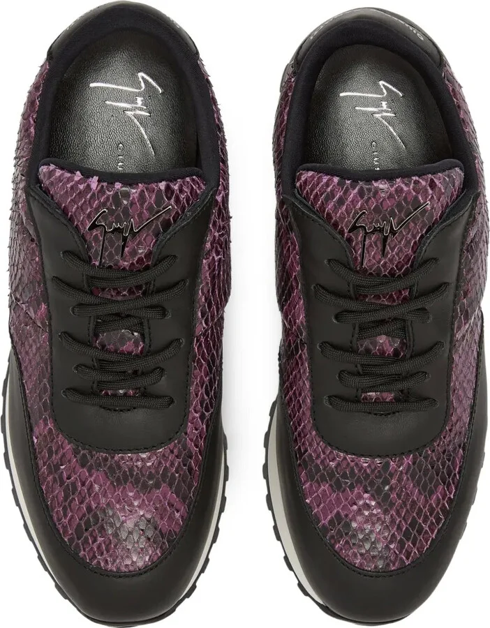 Jimi snakeskin leather sneakers - Image 4