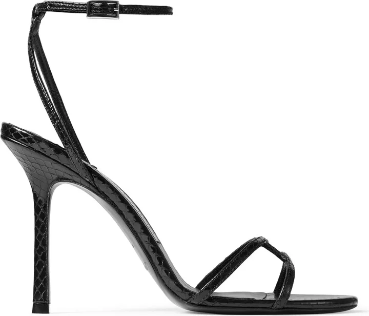 Jimmy Choo 1998 Leo 100 Leather Heeled Sandals