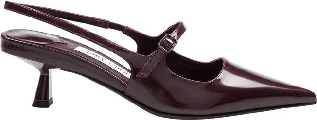 Jimmy Choo 45 Didi Slingback Kitten Heel Pumps