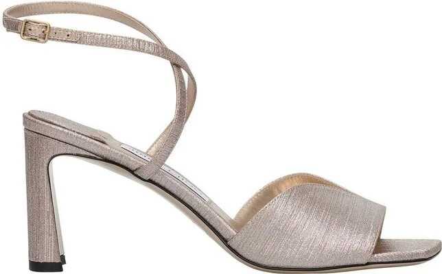 Jimmy Choo 75 Karli Mid-Heel Sandals