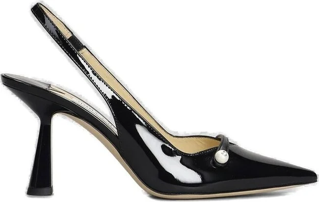 Jimmy Choo 85 Amita Slingback Pointed Toe Pumps