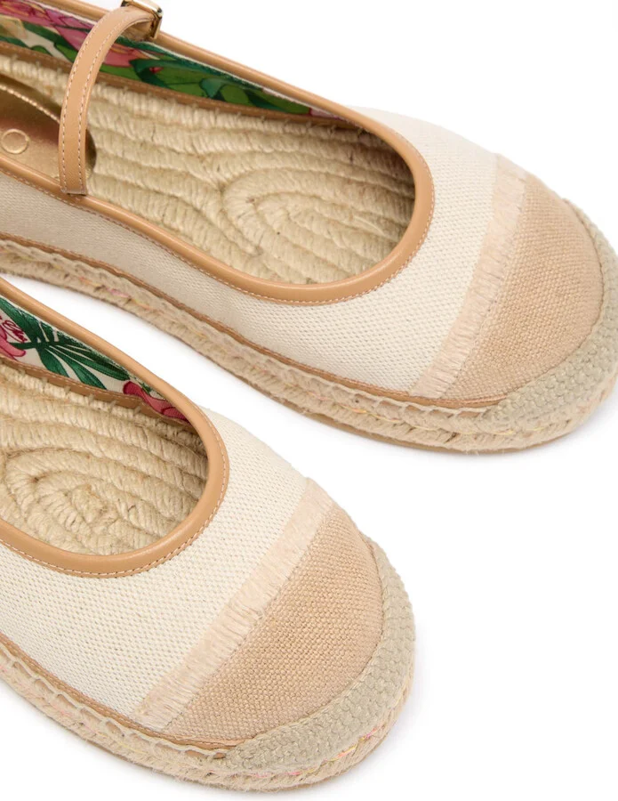 Jimmy Choo Aciel Canvas Espadrille Flats - Image 3