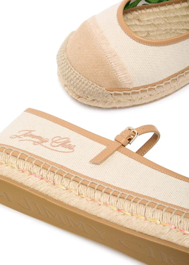 Jimmy Choo Aciel Canvas Espadrille Flats - Image 4