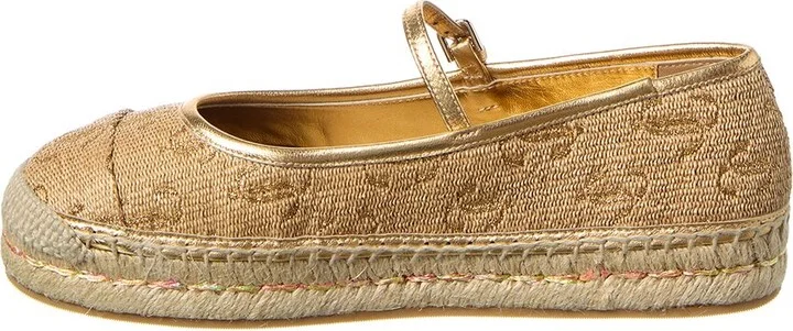 Jimmy Choo Aciel Raffia & Leather Espadrille - Image 2