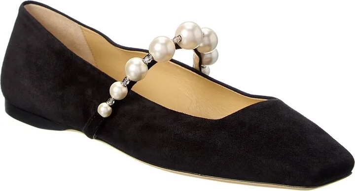 Jimmy Choo Ade Suede Flat