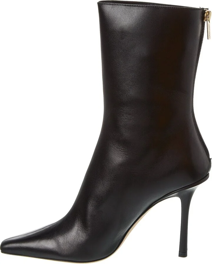 Jimmy Choo Agathe Ab 100 Leather Bootie - Image 2