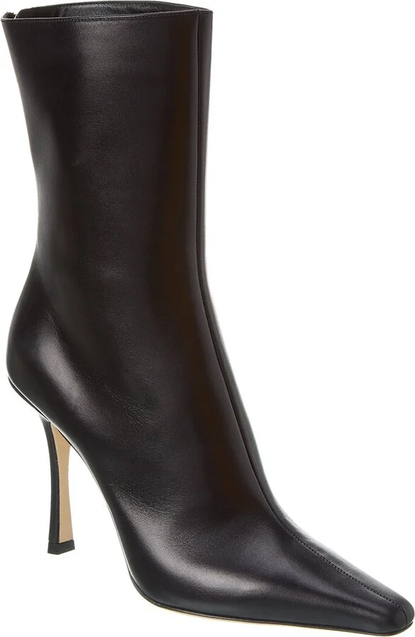 Jimmy Choo Agathe Ab 100 Leather Bootie