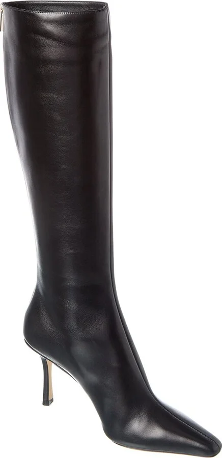 Jimmy Choo Agathe Kb 85 Leather Knee-High Boot