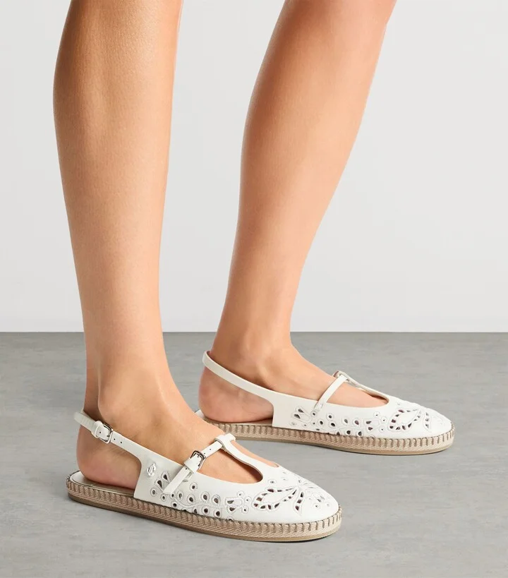 Jimmy Choo Aimee Leather Slingback Sandals - Image 2