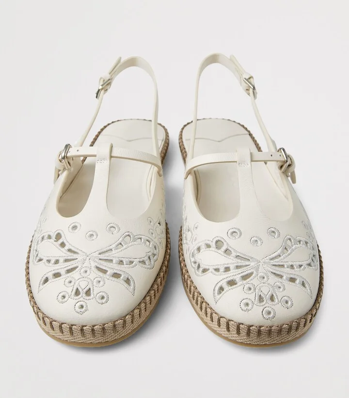 Jimmy Choo Aimee Leather Slingback Sandals - Image 5