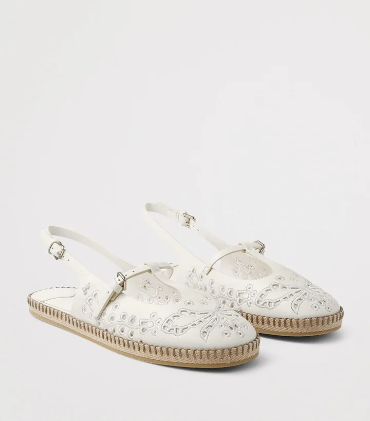 Jimmy Choo Aimee Leather Slingback Sandals - Image 6