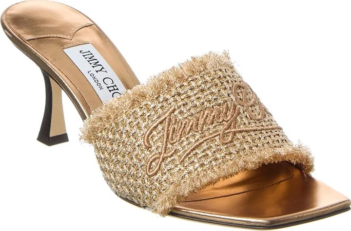 Jimmy Choo Alexia 70 Lurex Sandal