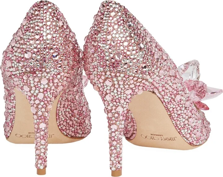 Jimmy Choo Alia 85 Crystal Pumps - Image 2