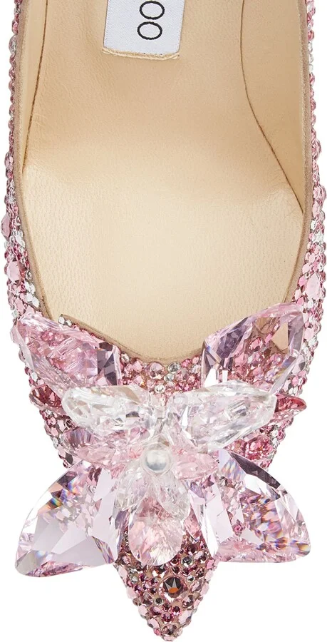 Jimmy Choo Alia 85 Crystal Pumps - Image 3