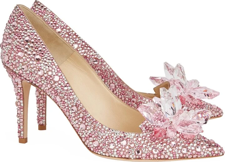 Jimmy Choo Alia 85 Crystal Pumps - Image 4