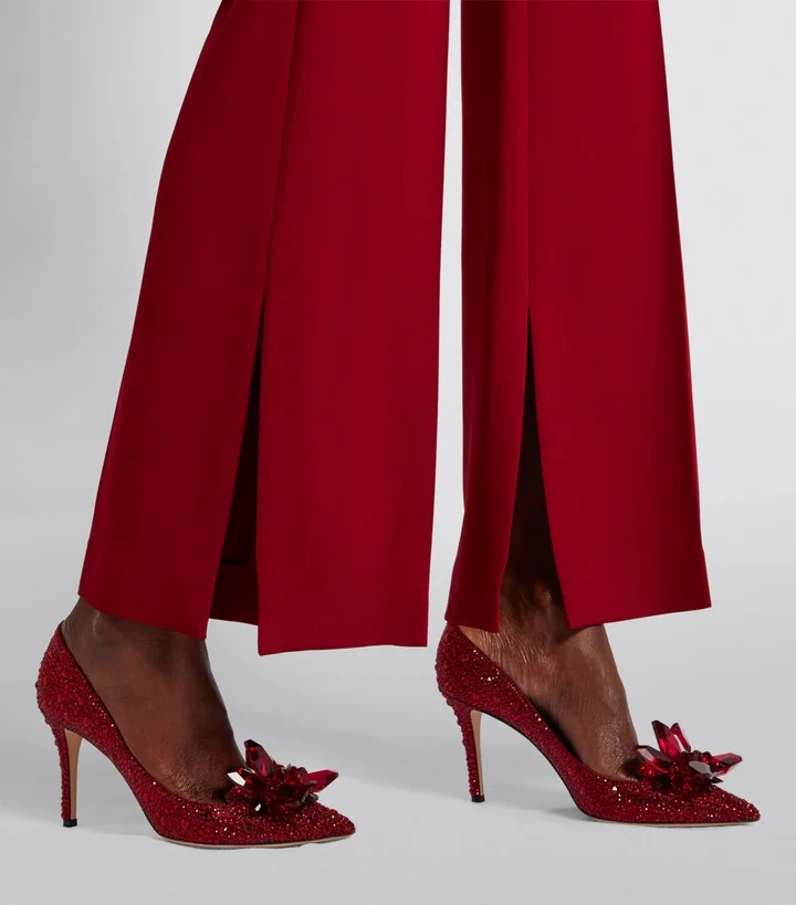 Jimmy Choo Alia 85 Crystal Pumps - Image 5