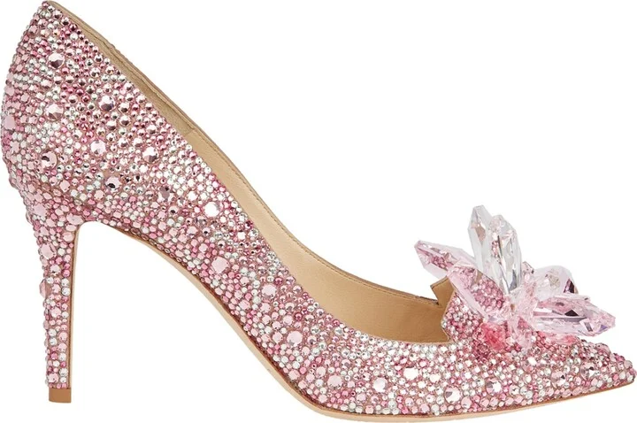Jimmy Choo Alia 85 Crystal Pumps