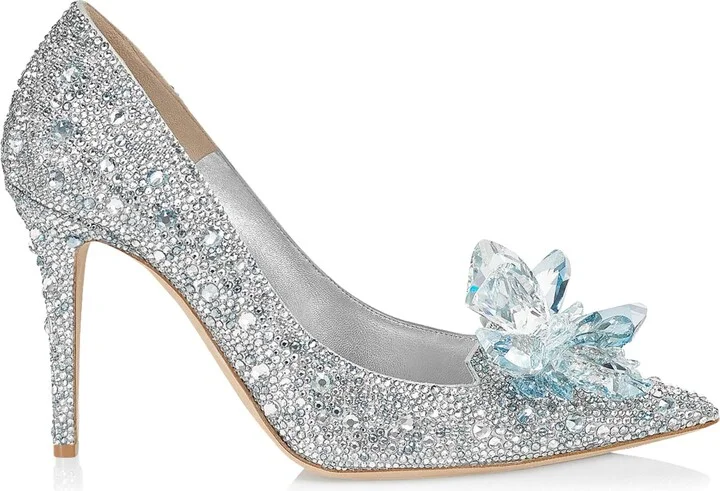 Jimmy Choo Alia 85 Embellished Pumps